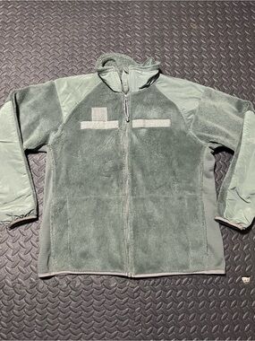 Men's Full-Zip Fleece Jacket in Sage Green